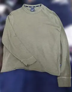 GAP 크루넥 니트 카키