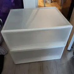 み*な様 無印良品　ポリプロピレン　収納ケース　ワイド　　中