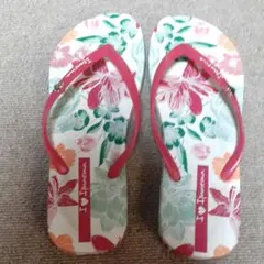Ipanema 厚底 ビーチサンダル 花柄 ピンクのサムネイル