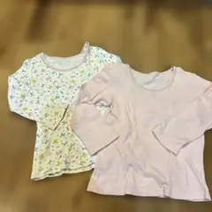 西松屋　女の子用長袖肌着130 2枚セット