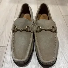 GUCCI グッチ ビットローファー ベージュ スエード