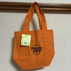 TRADER JOE'S オレンジ トートバッグ