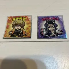 鬼滅の刃マン（無限城編）シール2枚 我妻善逸＆胡蝶しのぶ