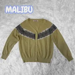 MALIBU 長袖カーディガン　古着　トップス　即購入OK