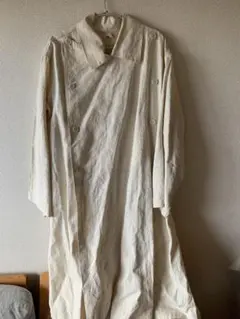 フランス軍 ホスピタル リネン コート デッドストック　HM