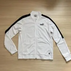 PUMA ホワイト ジップアップジャケット　レディースM