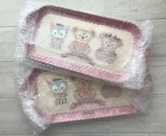 【2枚セット】スイートダッフィー◆トレー ディズニーシー