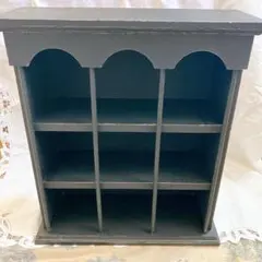 希少/廃盤✨ オールドカリモク コロニアル 樽型マガジンラック サイド