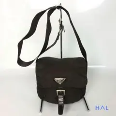 PRADA プラダ ナイロン ショルダーバッグ ブラウン レディース ブランド