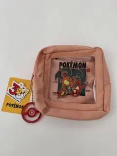3COINS ポケモン30周年 ミニポーチ リザードン進化柄