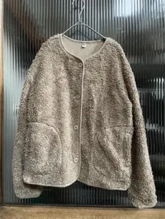 UNIQLO ユニクロ ボアジャケット ベージュ Mサイズ