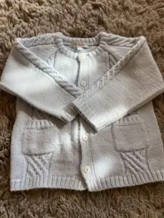 dulces ライトブルー カーディガン 6-12m