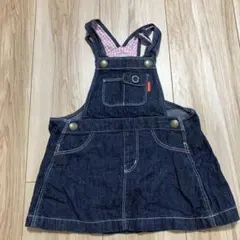 ミキハウス デニム サロペット Mサイズ