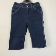 【古着】Lee デニム ペインターパンツ クロップド丈２９インチのサムネイル