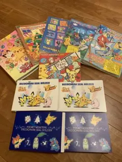 レア多数 初代 金銀 ポケモンパンシール約530枚 シールホルダーまとめ売り