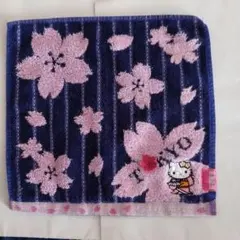 ハローキティ 桜デザイン タオル 約25cm - メルカリ