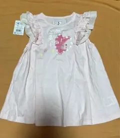 新品！】○○mikiHOUSE○○リーナちゃん○スワロフスキーTシャツ○140 