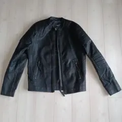 NEW LOOK ブラックレザージャケット