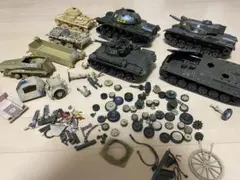 ジャンク　プラモデル　ミリタリー　戦車　模型セット　ジオラマ　タミヤ等のサムネイル