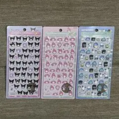 正規品　ボンボンドロップシール　サンリオmini はぴだんぶい　メロクロ