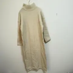 リエディ 前後2WAYハイネック指穴マキシニットワンピース27