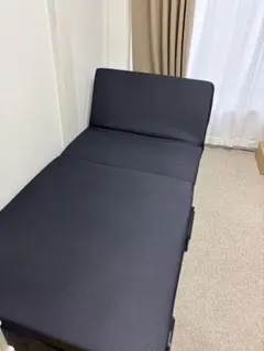 [픽업 한정] 오사카 접이식 싱글 침대 다크 블루
