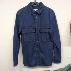 HK WORKS LONDON デニム長袖シャツ