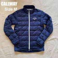 CALLWAY キャロウェイ ストレッチ ダウンジャケット ネイビー M