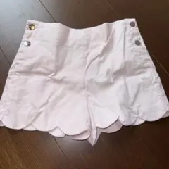 Jacadi ピンク スカラップハーフパンツ 8A
