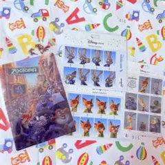ズートピア ステッカー　下敷き　4点セット