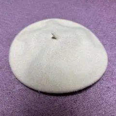 【新品未使用】　【CasiTA】　【カシータ】ベレー帽　　ベージュ　アイボリー