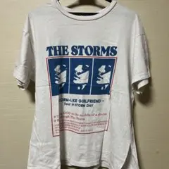 WEGO THE STORMS 半袖Tシャツ ホワイト