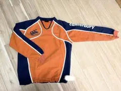 canterbury ウォームアップウェア 長袖 オレンジ/ネイビー