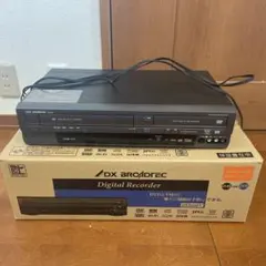 地デジ対応DX BROADTEC VHS DVDレコーダー リモコン＆おまけ付 - メルカリ