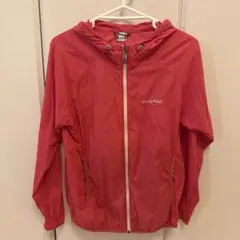 mont-bell 赤 マウンテンパーカー Kid's 160 名前記入あり