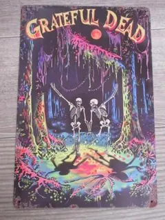 超希少　グレイトフル・デッド　初期デッドベア　ポスター　1998年製 ⭐️レア【入手困難】希少未開封 ブラックライトポスター