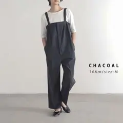 for'e for/c forc フォーシー　サロペット　オール　チャコール