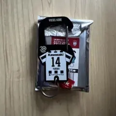 ヴィッセル神戸 汰木康也 30周年記念 ユニフォーム型 カラビナ