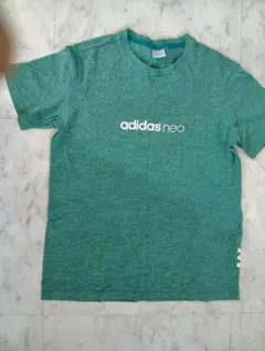 adidas neo メンズ Tシャツ グリーン