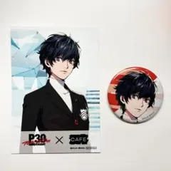 ペルソナ5 P5 雨宮蓮 ジョーカー 缶バッジ ブロマイド P30th ハラカド