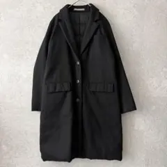 Theory luxe メルトンウール　ダウン　チェスターコート　38 ブラック