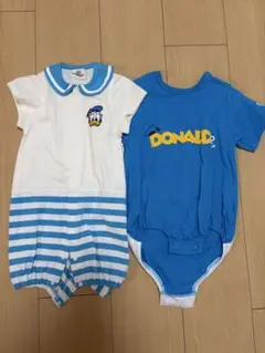 【美品】ベビードール ドナルド 半袖ロンパース