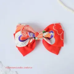 SALE一点モノ】大正浪漫ハイカラさんリボン・中アンティーク着物2七五三卒業式袴