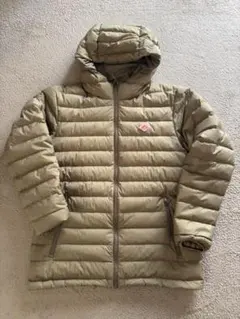 波*仏様 DANTON フードダウンジャケット ベージュ 40サイズ