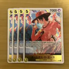 ポートガス・D・エース　R PRB02-018 4枚セット