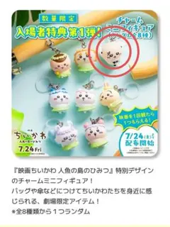 ちいかわ 映画 人魚の島のひみつ 入場者特典 チャームミニフィギュア