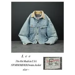 Lee 70s-80 USA製 ストームライダー デニムGジャン