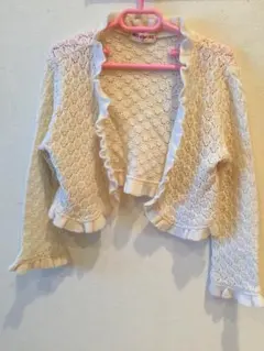 女児ニットボレロ
