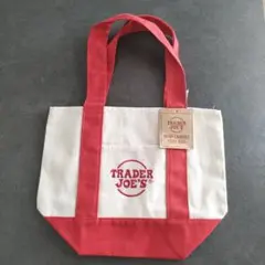 TRADER JOE'S ミニトートバッグ レッド