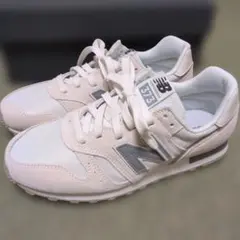 New Balance 373 ホワイト/グレー スニーカー